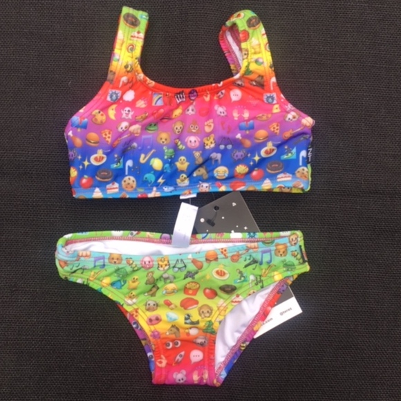 Zara Terez Swim Zara Terez Emoji Rainbow Sports Bra